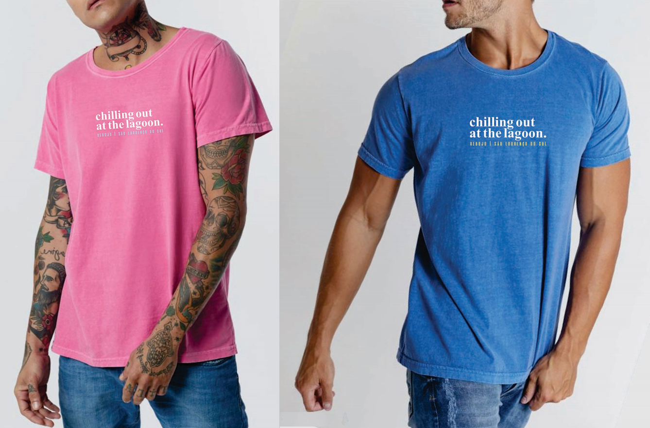 Camiseta Chilling Out – Rosa ou Azul Estonada