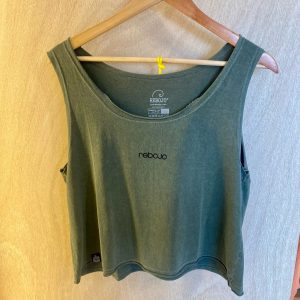 Cropped Regata Rebojo Basic - Verde Militar