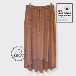 Saia Mullet Marrom Stone | Rebojo®