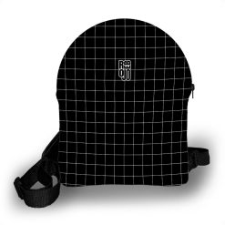 Mini Bag Neoprene Grid Preto