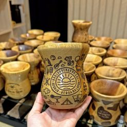 Cuia de Madeira Ícones