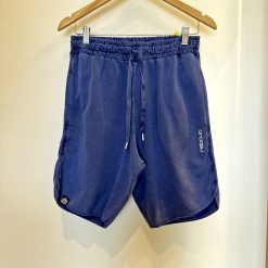 Bermuda Short Moletom Rebojo - Azul Marinho Stone