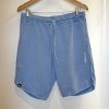 Bermuda Short Moletom Rebojo - Azul Claro Estonado