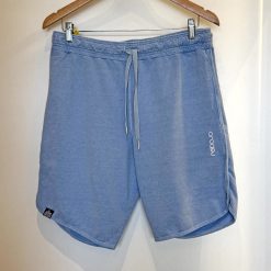 Bermuda Short Moletom Rebojo - Azul Claro Estonado