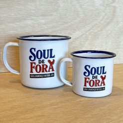Caneca Esmaltada Soul de Fora Branca