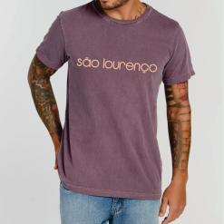 Camiseta São Lourenço - Roxo Estonado | Rebojo®