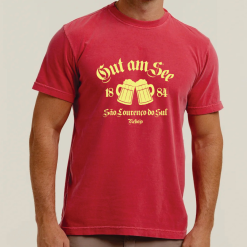 Camiseta Gut Am See - Vermelho Estonado | Rebojo®