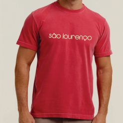 Camiseta São Lourenço - Vermelho Estonado | Rebojo®
