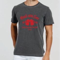 Camiseta Gut Am See - Chumbo Estonado | Rebojo®
