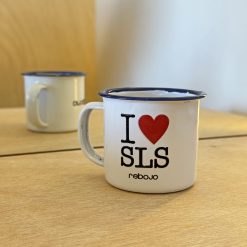 Caneca Esmaltada 150ml I Love SLS | Rebojo®