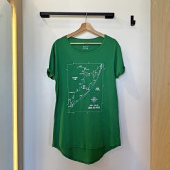 Longline Carta Náutica Verde Bandeira | Rebojo®