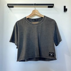 Cropped Estonado Chumbo | Rebojo®