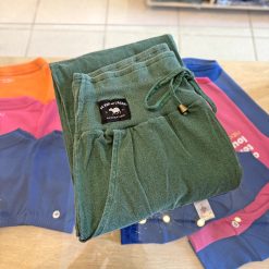 Calça Wide Malha Verde Estonado | Rebojo®