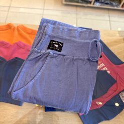 Calça Wide Malha Azul Claro Estonado | Rebojo®