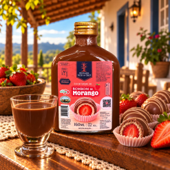 Licor de Bombom de Morango